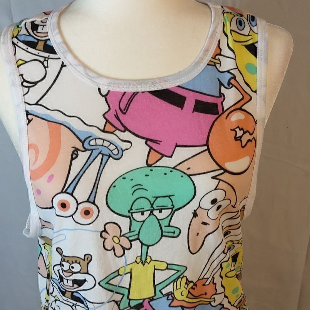 Nickelodeon Sponge Bob Squarepants Tank Top - Picture 2 of 7